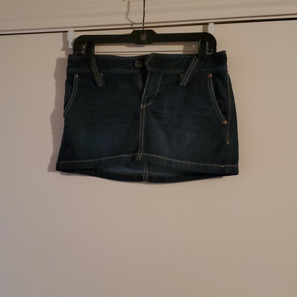 Denim Mini Skirt